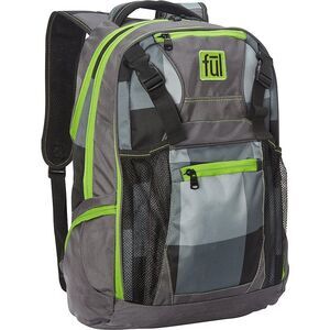Ful Troubleshooter Laptop Backpack Fits up to 17-Inch Laptop 34L Green Gray
